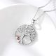 Tree of Life & Ladybug 925 Sterling Silver Necklace